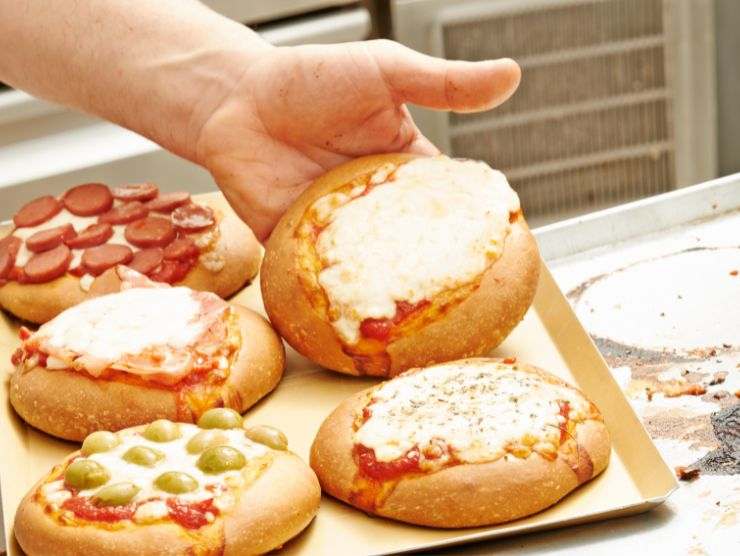 pizzette di vari gusti