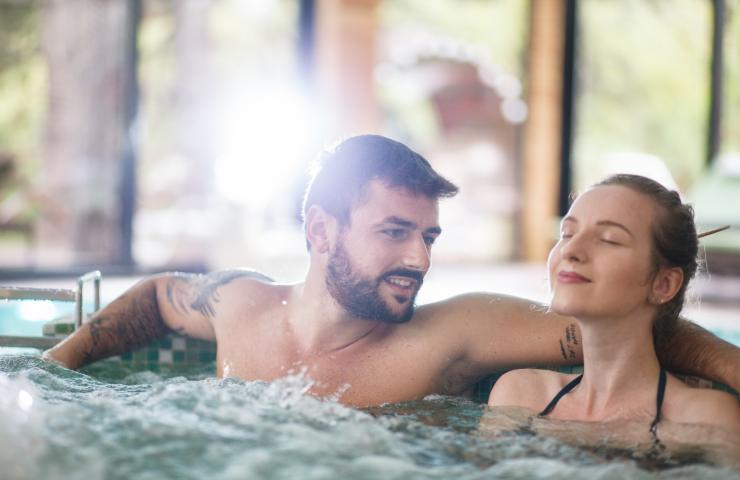 coppia in spa