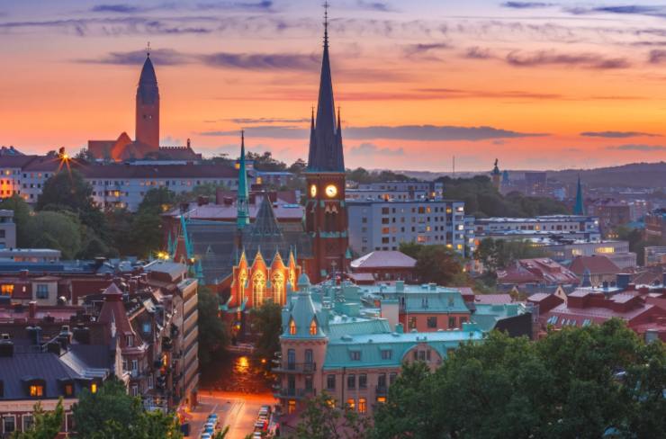 una città della svezia