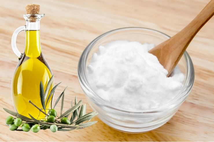 olio e bicarbonato 